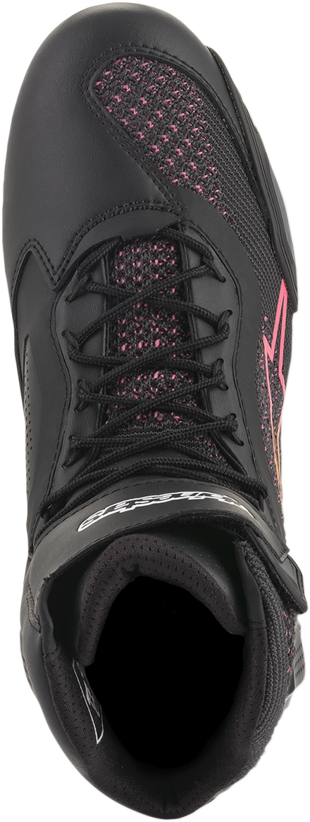ALPINESTARS Stella Faster-3 Rideknit Shoes - Black/Yellow/Pink - US 10.5 / EU 43 2510520143910.5