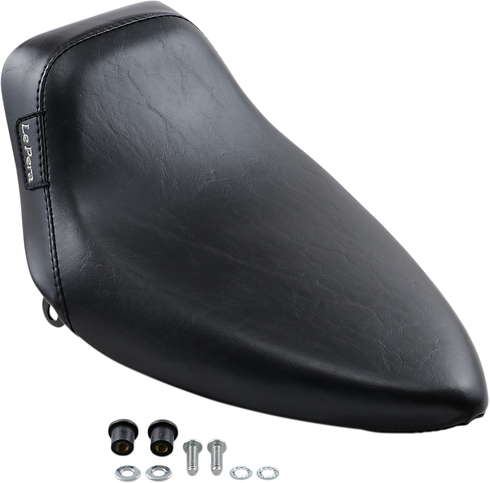 LE PERA Bare Bones Solo Seat - Smooth - Black - FX/FL '64-'84 LN-002