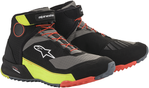 ALPINESTARS CR-X Drystar? Shoes - Black/Red/Yellow Fluorescent - US 11.5 / EU 45 2611820153811.5