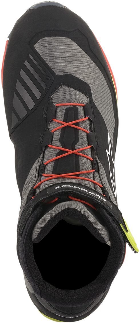 ALPINESTARS CR-X Drystar? Shoes - Black/Red/Yellow Fluorescent - US 14 / EU 48 2611820153814