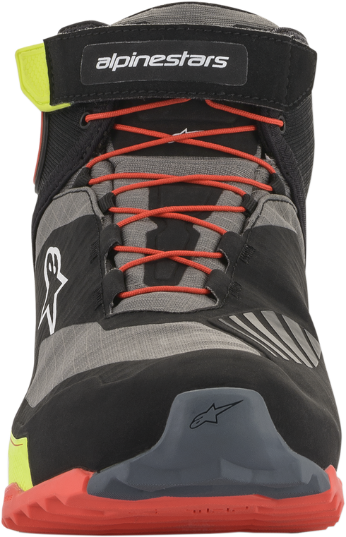 ALPINESTARS CR-X Drystar? Shoes - Black/Red/Yellow Fluorescent - US 12 / EU 45.5 2611820153812
