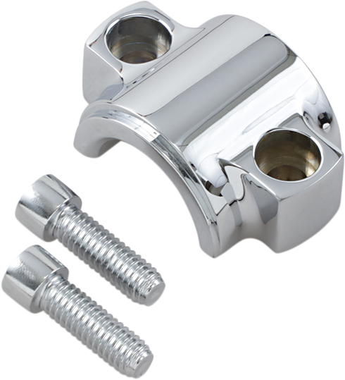 KLOCK WERKS Axle Cap - Lower Fork Leg - Chrome KWS-01-0010-C