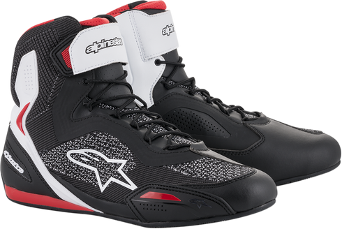 ALPINESTARS Faster-3 Rideknit? Shoes - Black/White/Red - US 7 / EU 39 2510319123-7