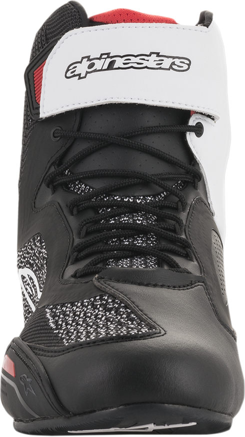 ALPINESTARS Faster-3 Rideknit? Shoes - Black/White/Red - US 12 / EU 45.5 2510319123-12