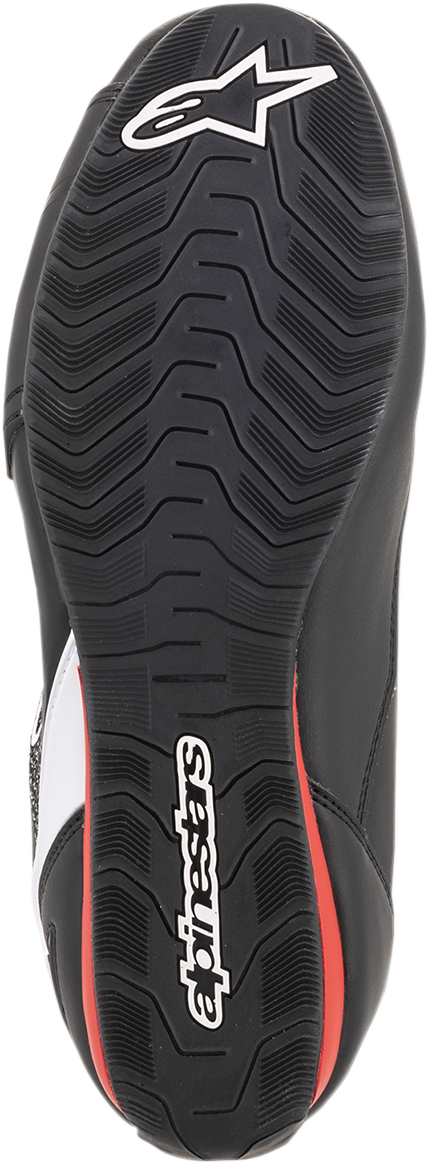 ALPINESTARS Faster-3 Rideknit? Shoes - Black/White/Red - US 13.5 / EU 47.5 2510319123-13.5