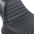 LE PERA Daytona Sport Seat - Basketweave/Pleated - Black - FXR '82-'00 L-541BWPT