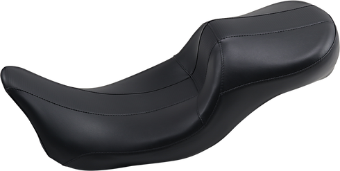 LE PERA Maverick Daddy Long Legs Seat - Black w/ HR Carbon Fiber Inlay - FL '08-'23 LK-957DLHR3