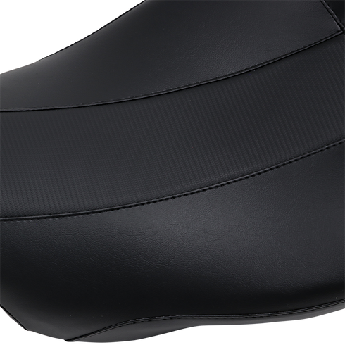 LE PERA Maverick Daddy Long Legs Seat - Black w/ HR Carbon Fiber Inlay - FL '08-'23 LK-957DLHR3