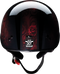 Z1R Vagrant Helmet - Red Catrina - Black/Red - Small 0103-1314