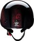 Z1R Vagrant Helmet - Red Catrina - Black/Red - XL 0103-1317