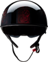 Z1R Vagrant Helmet - Red Catrina - Black/Red - XS 0103-1313