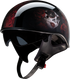 Z1R Vagrant Helmet - Red Catrina - Black/Red - Medium 0103-1315