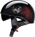 Z1R Vagrant Helmet - Red Catrina - Black/Red - Medium 0103-1315