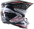ALPINESTARS S M5 Action 2 Helmet Blk/Wht/Brt Rd Glossy Sm - 482-9224S