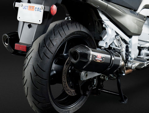 YOSHIMURA Exhaust Signature R 77 Slip On Ss Cf Cf Dual - 960-1562