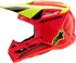 ALPINESTARS Sm3 Youth Fray Helmet Rd/Ylw Fluo/Blk Ys - 482-00084YS