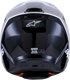 ALPINESTARS Sm3 Radium Helmet Blk/Wht/Gry Glossy Md - 482-00181M