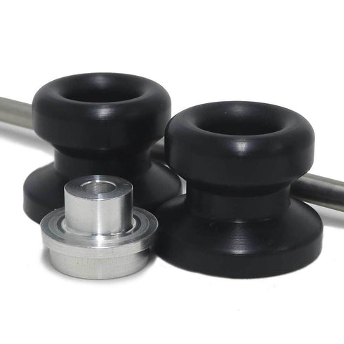 Front Axle Sliders Black