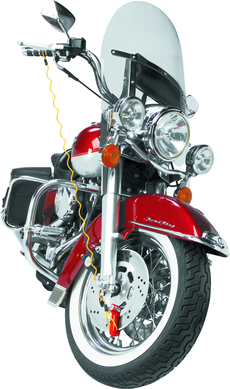 Bully Lock Reminder Disc Cable 4 ft. - Yellow