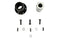 Belt Drive LTD. BDL Belt Drive Pulley Insert and Nut 1-3/4 inch - 20-0941