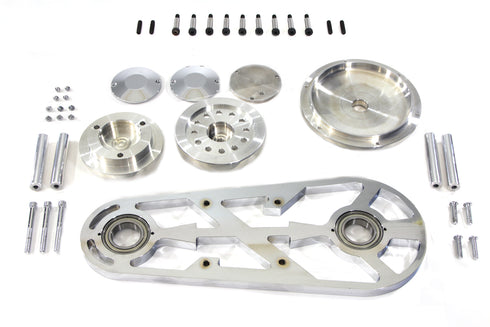 York Belt Drive Outboard Support Kit Chrome with Hardware - 20-2052