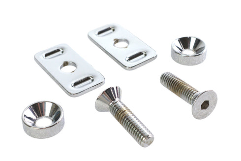 Colony Chrome Swingarm End Plate Adjuster Hardware Kit - 2000-6