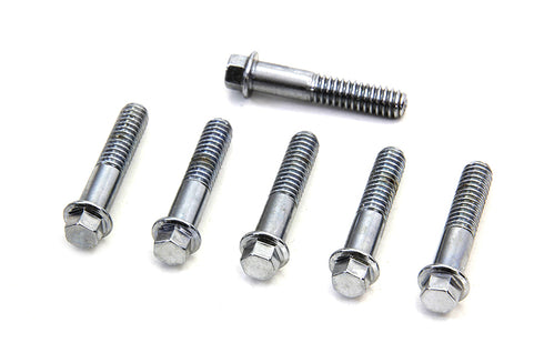 Colony D-Ring Chrome Rocker Arm Cover Screw Set - 2013-6