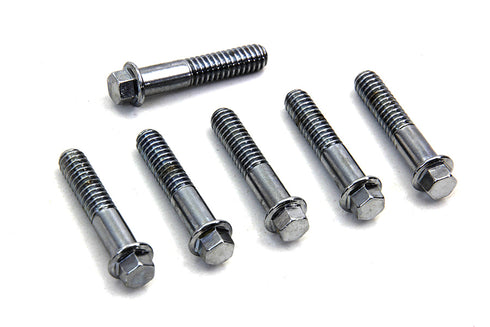 Colony D-Ring Chrome Rocker Arm Cover Screw Set - 2013-6