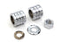 Colony Front Axle Spacer Kit Groove Style Chrome - 2021-5