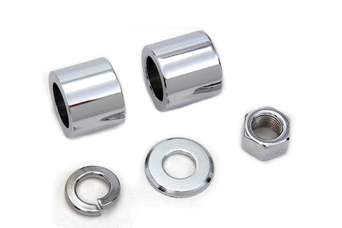 Colony Front Axle Spacer Kit Smooth Style Chrome - 2022-5