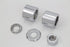 Colony Front Axle Spacer Kit Smooth Style Chrome - 2022-5