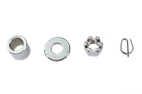 Colony Front Axle Spacer Kit Chrome - 2032-4
