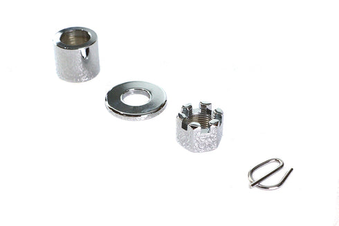 Colony Front Axle Spacer Kit Chrome - 2032-4
