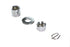 Colony Front Axle Spacer Kit Chrome - 2032-4