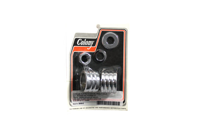 Colony Chrome Groove Style Front Axle Spacer Kit - 2035-5