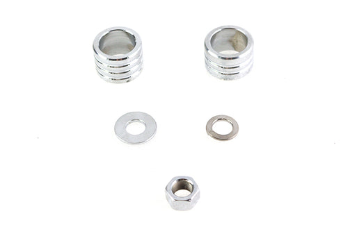 Colony Chrome Groove Style Front Axle Spacer Kit - 2035-5