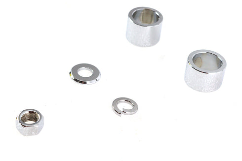 Colony Front Axle Spacer Kit Smooth Style Chrome - 2036-5