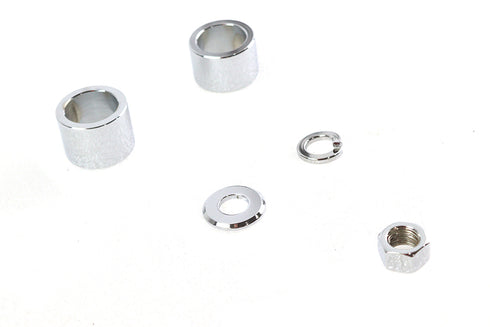 Colony Front Axle Spacer Kit Smooth Style Chrome - 2036-5
