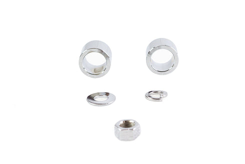 Colony Front Axle Spacer Kit Smooth Style Chrome - 2036-5