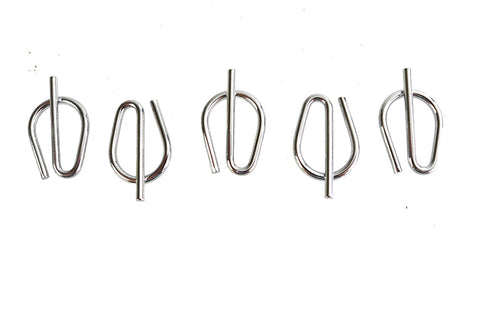 Colony Chrome Rear Axle Spring Clips - 2042-5