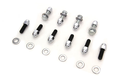 Colony Rear Fender Strut Bolt Kit Chrome - 2045-34