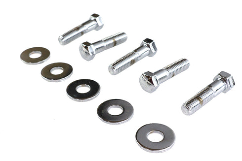 Colony Rear Sprocket Bolt and Washer Kit Chrome - 2053-10