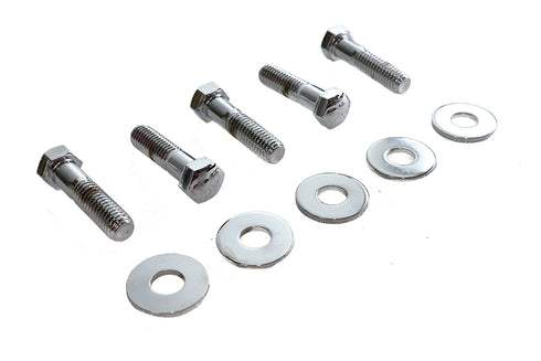 Colony Rear Sprocket Bolt and Washer Kit Chrome - 2053-10
