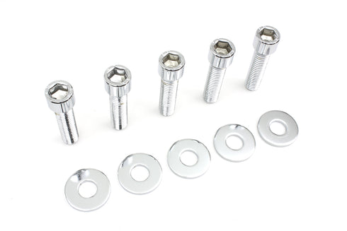 V-Twin Rear Pulley Bolt and Washer Kit Allen Style - 2054-10T