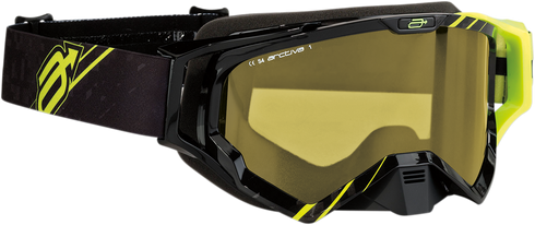 ARCTIVA Vibe Goggle - Black/Hi-Viz Yellow - Yellow Lens 2601-2353