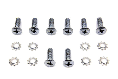 Colony Tappet Block Screw Kit Chrome - 2099-16