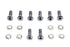 Colony Tappet Block Screw Kit Chrome - 2099-16