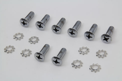 Colony Tappet Block Screw Kit Chrome - 2099-16