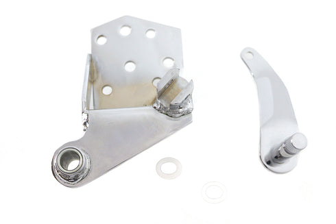 V-Twin Forward Shifter Mount Bracket and Arm Kit Chrome - 21-0101