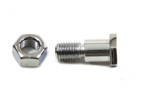 V-Twin Chrome Tank Hand Shifter Rod End Shoulder Bolt - 21-0205